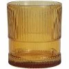 Fortessa Tableware Solutions Fortessa NoHo 9.85 Oz. Amber Rocks / Double Old Fashioned Glass - 4/Case