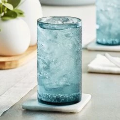 Acopa Pangea 16 Oz. Blue Beverage Glass - 12/Case