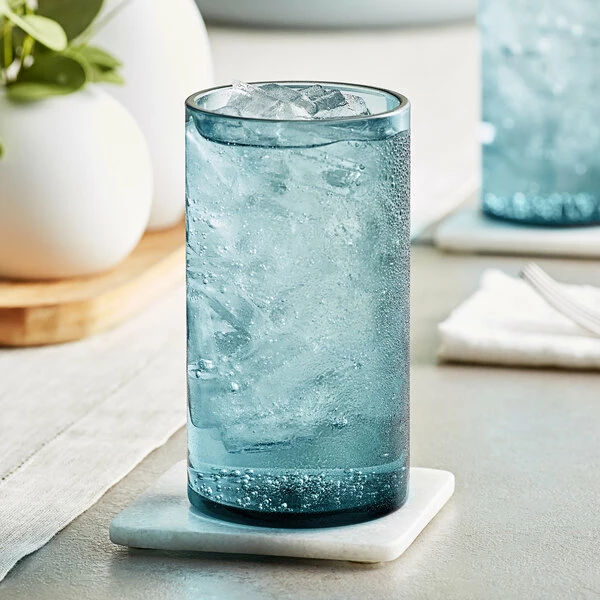 Acopa Pangea 16 Oz. Blue Beverage Glass - 12/Case 1 Acopa Pangea 16 Oz. Blue Beverage Glass - 12/Case