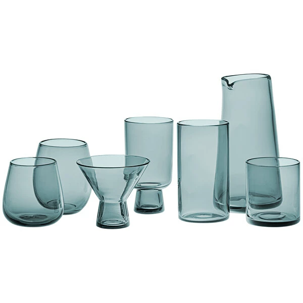 Acopa Pangea 16 Oz. Blue Beverage Glass - 12/Case 3 Acopa Pangea 16 Oz. Blue Beverage Glass - 12/Case - Image 3