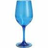 Fortessa Tableware Solutions Fortessa Outside 12 Oz. Blue Tritan Plastic White Wine Glass - 24/Case