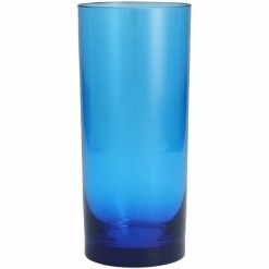 Fortessa Tableware Solutions Fortessa Outside 16 Oz. Blue Tritan Plastic Beverage Glass - 24/Case