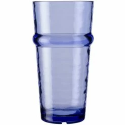 Libbey Infinium Wake 12 Oz. Tidal Blue Tritan Plastic Stackable Beverage Glass - 12/Case