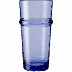 Libbey Infinium Wake 16 Oz. Tidal Blue Tritan Plastic Stackable Cooler Glass - 12/Case