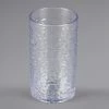 Carlisle 551207 Pebble Optic 12 Oz. Clear SAN Plastic Tumbler - 24/Case