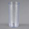 Carlisle 551907 Pebble Optic 20 Oz. Clear SAN Plastic Tumbler - 24/Case