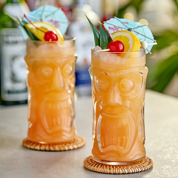 Anchor Hocking 10024 Screaming Tiki 16 Oz. Cooler Glass - 24/Case 1 Anchor Hocking 10024 Screaming Tiki 16 Oz. Cooler Glass - 24/Case