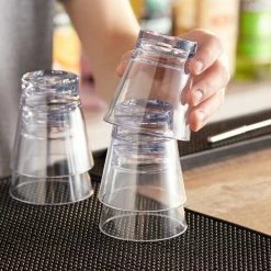Choice 9 Oz. SAN Plastic Stackable Rocks / Old Fashioned Glass - 24/Case -Vidivi shop 2432746