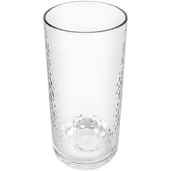 GET Enterprises GET Hammered 20 Oz. SAN Plastic Cooler Glass - 24/Case 1 GET Enterprises GET Hammered 20 Oz. SAN Plastic Cooler Glass - 24/Case