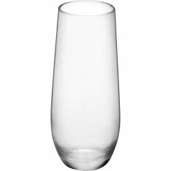 American Metalcraft Parker Collection 9 Oz. Tritan Plastic Stemless Flute Glass - 12/Case