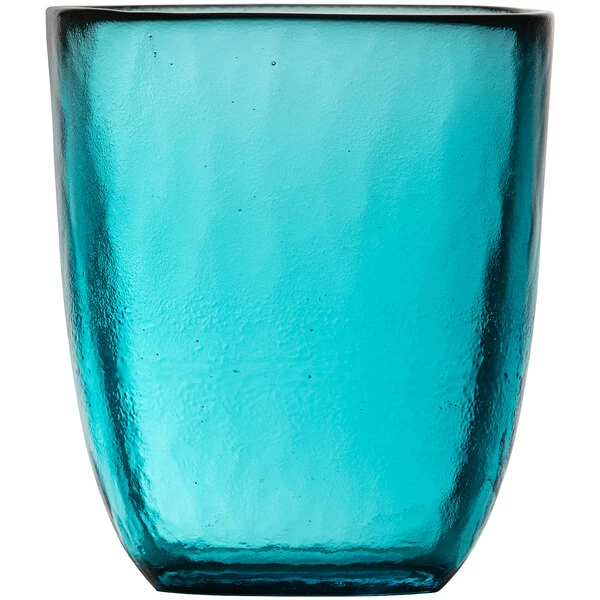 Fortessa Tableware Solutions Fortessa Los Cabos 10 Oz. Lagoon Blue Glass Tumbler - 4/Case 1 Fortessa Tableware Solutions Fortessa Los Cabos 10 Oz. Lagoon Blue Glass Tumbler - 4/Case