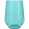 Fortessa Tableware Solutions Fortessa Sole 19 Oz. Aqua Sky Tritan Plastic Stemless Wine Glass - 12/Case