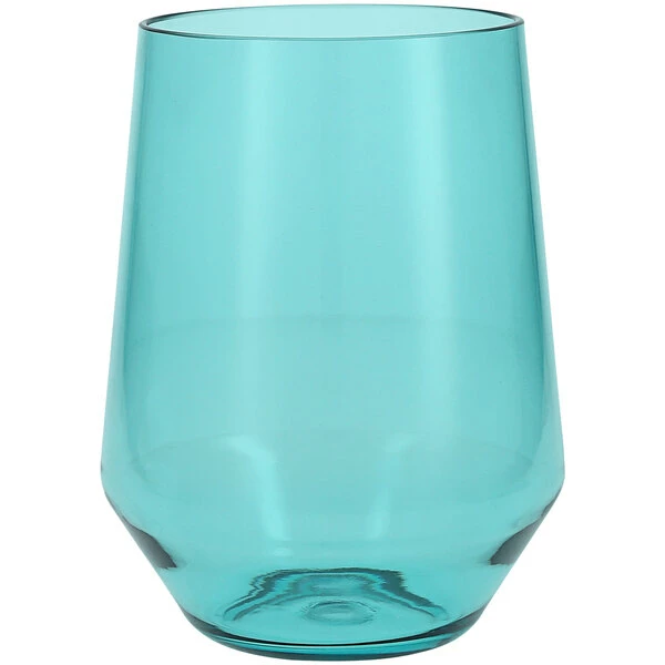 Fortessa Tableware Solutions Fortessa Sole 19 Oz. Aqua Sky Tritan Plastic Stemless Wine Glass - 12/Case 1 Fortessa Tableware Solutions Fortessa Sole 19 Oz. Aqua Sky Tritan Plastic Stemless Wine Glass - 12/Case