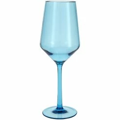 Fortessa Tableware Solutions Fortessa Sole 13 Oz. Blue Ether Tritan Plastic White Wine Glass - 12/Case