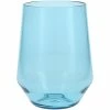 Fortessa Tableware Solutions Fortessa Sole 19 Oz. Blue Ether Tritan Plastic Stemless Wine Glass - 12/Case