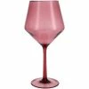 Fortessa Tableware Solutions Fortessa Sole 22 Oz. Rose Tritan Plastic Red Wine Glass - 12/Case