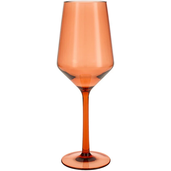 Fortessa Tableware Solutions Fortessa Sole 13 Oz. Terra Cotta Tritan Plastic White Wine Glass - 12/Case 1 Fortessa Tableware Solutions Fortessa Sole 13 Oz. Terra Cotta Tritan Plastic White Wine Glass - 12/Case
