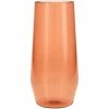 Fortessa Tableware Solutions Fortessa Sole 18 Oz. Terra Cotta Tritan Plastic Beverage Glass - 12/Case