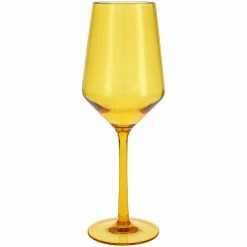 Fortessa Tableware Solutions Fortessa Sole 13 Oz. Yellow Sun Tritan Plastic White Wine Glass - 12/Case