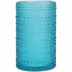 Fortessa Tableware Solutions Fortessa Jupiter 13 Oz. Lagoon Blue Beverage Glass - 24/Case