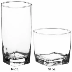 Acopa Cube 14 Oz. Beverage Glass - 12/Case -Vidivi shop 2478008