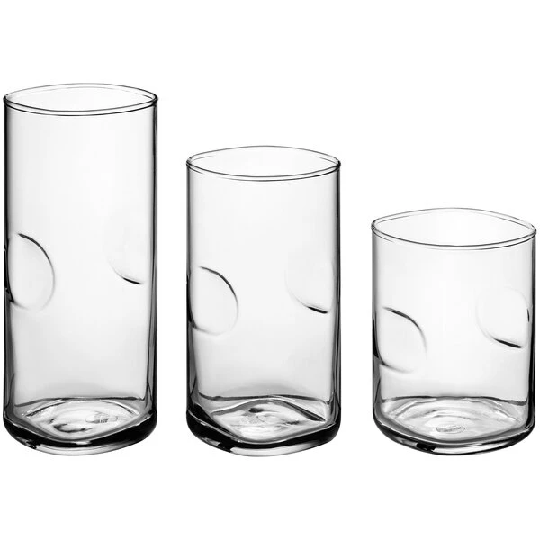 Acopa Thumbprint Rocks / Old Fashioned And Beverage Glass Set - 36/Set 2 Acopa Thumbprint Rocks / Old Fashioned And Beverage Glass Set - 36/Set - Image 2