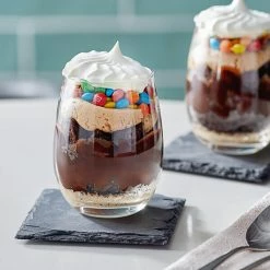 Acopa 9 Oz. Stemless Wine Glass With Slate Tasting Plate Set - 12/Case -Vidivi shop 2481722