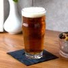 Thunder Group PLTHEP016C 16 Oz. Plastic English Pub / Nonic Glass