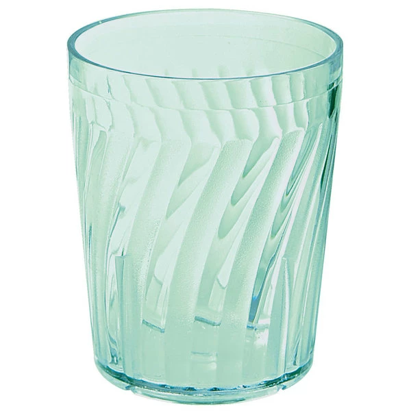 GET Enterprises GET 2206-1-JA Tahiti 6 Oz. Jade Customizable SAN Plastic Tumbler - 72/Case 1 GET Enterprises GET 2206-1-JA Tahiti 6 Oz. Jade Customizable SAN Plastic Tumbler - 72/Case