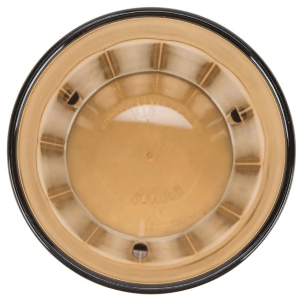 Cambro NT9153 Newport 9.3 Oz. Amber Customizable SAN Plastic Tumbler - 36/Case 2 Cambro NT9153 Newport 9.3 Oz. Amber Customizable SAN Plastic Tumbler - 36/Case - Image 2