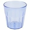 Cambro NT9401 Newport 9.3 Oz. Slate Blue Customizable SAN Plastic Tumbler - 36/Case