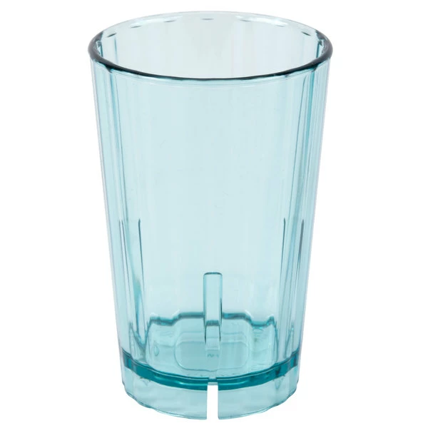 Cambro HT8CW196 Camwear Huntington 8 Oz. Azure Blue Customizable Polycarbonate Tumbler - 36/Case 2 Cambro HT8CW196 Camwear Huntington 8 Oz. Azure Blue Customizable Polycarbonate Tumbler - 36/Case - Image 2