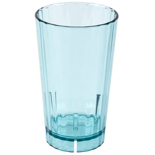 Cambro HT10CW196 Camwear Huntington 10 Oz. Azure Blue Customizable Polycarbonate Tumbler - 36/Case 2 Cambro HT10CW196 Camwear Huntington 10 Oz. Azure Blue Customizable Polycarbonate Tumbler - 36/Case - Image 2