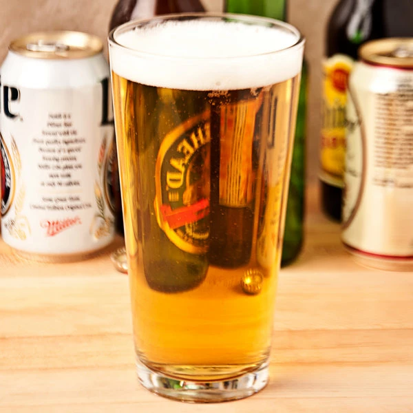 Libbey Restaurant Basics 22 Oz. Customizable Rim Tempered Mixing Glass - 24/Case 1 Libbey Restaurant Basics 22 Oz. Customizable Rim Tempered Mixing Glass - 24/Case