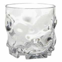 GET Enterprises GET SW-1439-1-CL L7 9 Oz. SAN Plastic Stackable Rocks / Old Fashioned Glass - 24/Case