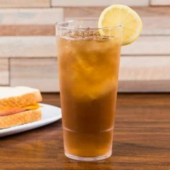 GET Enterprises GET SW-1524-CL Orbis 24 Oz. Clear Customizable SAN Plastic Tumbler - 24/Case