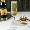 GET Enterprises GET SW-1462-CL Via 6 Oz. Customizable Tritan Plastic Champagne Flute - 24/Case