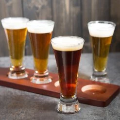 Libbey 1241HT Flare 4.75 Oz. Pilsner Beer Tasting Glass - 4/Pack -Vidivi shop 691909