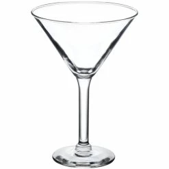 Libbey 8480 Grande Collection 10 Oz. Customizable Salud Grande Martini Glass - 12/Case -Vidivi shop 707896