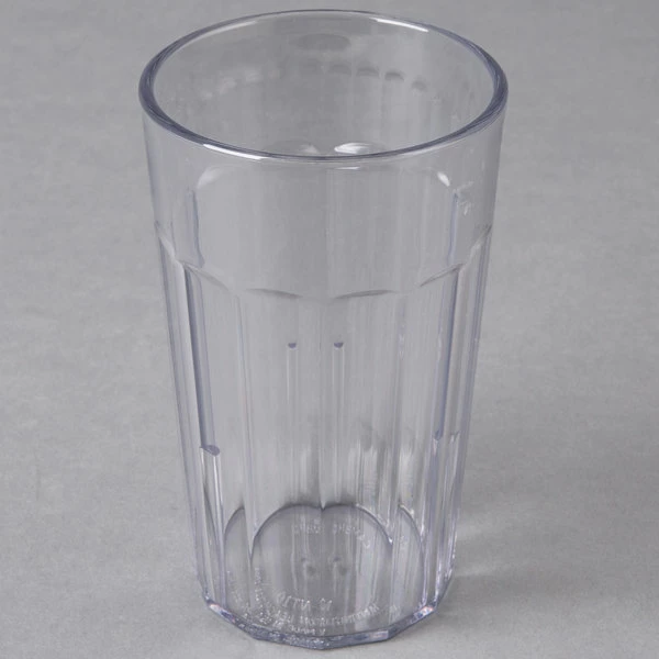 Cambro NT10152 Newport 10 Oz. Clear Customizable SAN Plastic Tumbler - 36/Case 2 Cambro NT10152 Newport 10 Oz. Clear Customizable SAN Plastic Tumbler - 36/Case - Image 2