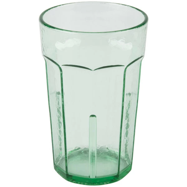 Cambro LT8427 Laguna 8 Oz. Spanish Green Customizable SAN Plastic Tumbler - 36/Case 2 Cambro LT8427 Laguna 8 Oz. Spanish Green Customizable SAN Plastic Tumbler - 36/Case - Image 2