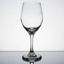 Libbey 3057-1178N Perception 11 Oz. Wine Glass With Pour Lines - 24/Case -Vidivi shop 793686