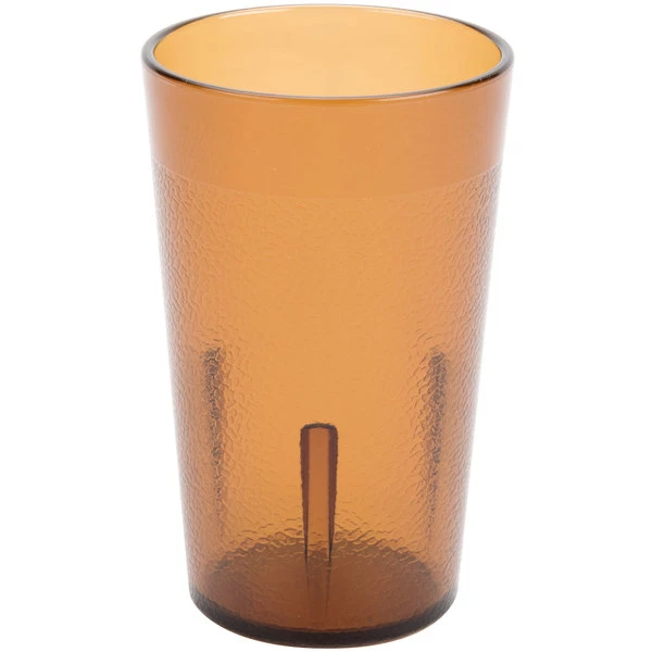 Cambro 500P2153 Colorware 5.2 Oz. Amber Customizable SAN Plastic Tumbler - 24/Case 2 Cambro 500P2153 Colorware 5.2 Oz. Amber Customizable SAN Plastic Tumbler - 24/Case - Image 2