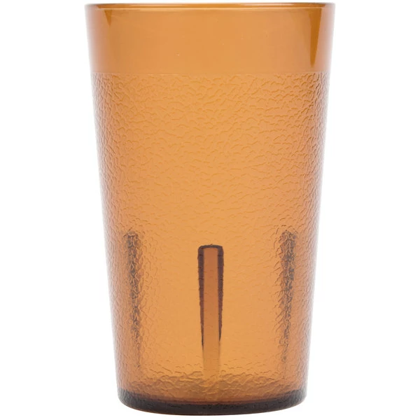 Cambro 500P153 Colorware 5.2 Oz. Amber Customizable SAN Plastic Tumbler - 72/Case 2 Cambro 500P153 Colorware 5.2 Oz. Amber Customizable SAN Plastic Tumbler - 72/Case - Image 2