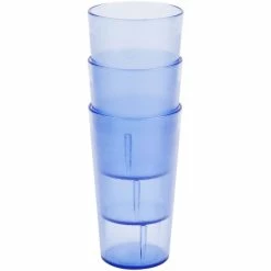 Cambro 1200P401 Colorware 12.6 Oz. Slate Blue Customizable SAN Plastic Tumbler - 6/Pack 5 Cambro 1200P401 Colorware 12.6 Oz. Slate Blue Customizable SAN Plastic Tumbler - 6/Pack -Vidivi shop 803899
