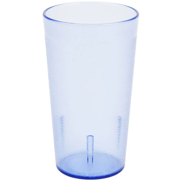 Cambro 1200P401 Colorware 12.6 Oz. Slate Blue Customizable SAN Plastic Tumbler - 72/Case 2 Cambro 1200P401 Colorware 12.6 Oz. Slate Blue Customizable SAN Plastic Tumbler - 72/Case - Image 2