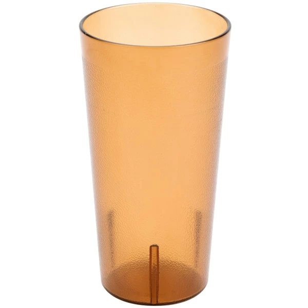 Cambro 2000P2153 Colorware 22 Oz. Amber Customizable SAN Plastic Tumbler - 24/Case 2 Cambro 2000P2153 Colorware 22 Oz. Amber Customizable SAN Plastic Tumbler - 24/Case - Image 2