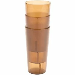 Cambro 2000P2153 Colorware 22 Oz. Amber Customizable SAN Plastic Tumbler - 24/Case 5 Cambro 2000P2153 Colorware 22 Oz. Amber Customizable SAN Plastic Tumbler - 24/Case -Vidivi shop 803934