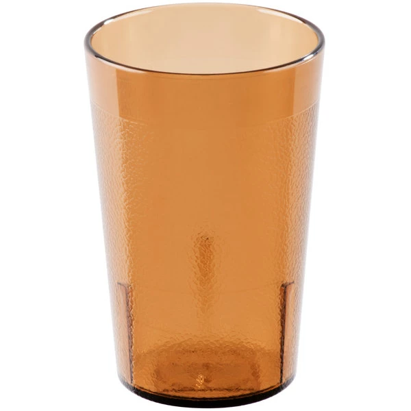 Cambro 800P153 Colorware 7.8 Oz. Amber Customizable SAN Plastic Tumbler - 72/Case 2 Cambro 800P153 Colorware 7.8 Oz. Amber Customizable SAN Plastic Tumbler - 72/Case - Image 2