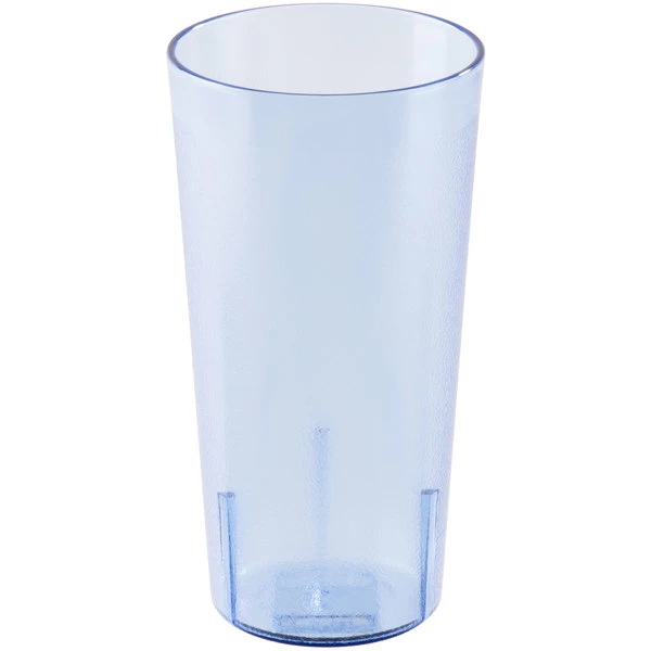 Cambro 2000P2401 Colorware 22 Oz. Slate Blue Customizable SAN Plastic Tumbler - 24/Case 2 Cambro 2000P2401 Colorware 22 Oz. Slate Blue Customizable SAN Plastic Tumbler - 24/Case - Image 2